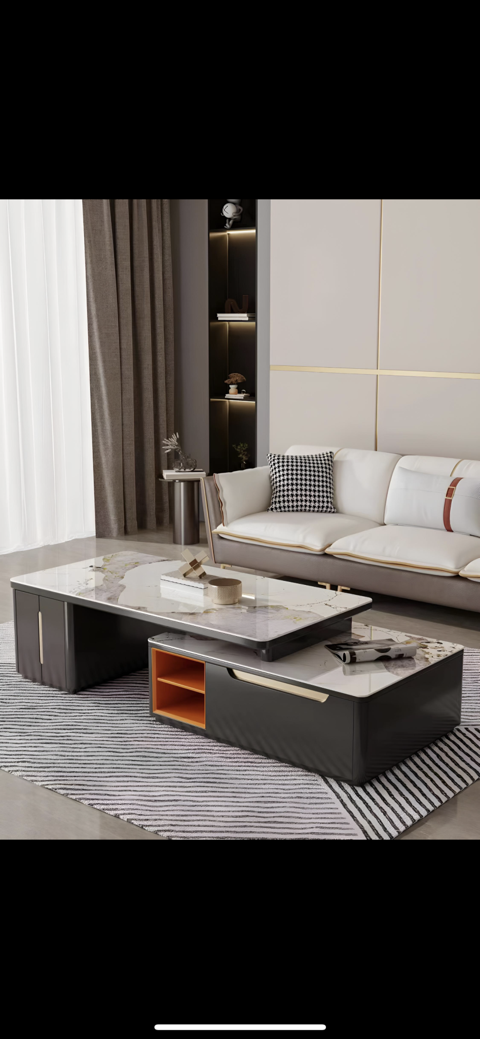 Coffee table with marble top Essential Furniture