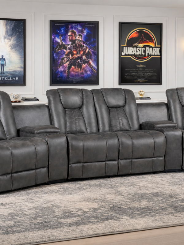 4 seater electric recliner